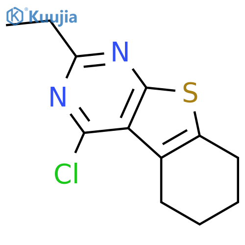 3-chloro-5-ethyl-8-thia-4,6-diazatricyclo7.4.0.0^{2,7}trideca-1(9),2(7),3,5-tetraene structure