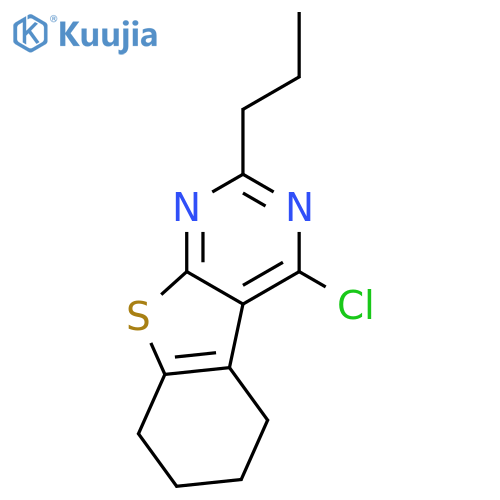 3-chloro-5-propyl-8-thia-4,6-diazatricyclo7.4.0.0,2,7trideca-1(9),2,4,6-tetraene structure
