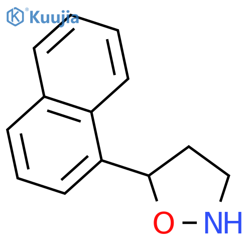 ISOXAZOLIDINE, 5-(1-NAPHTHALENYL)- structure
