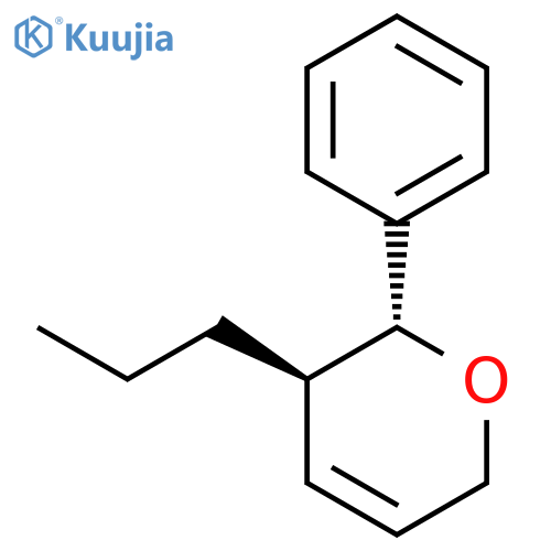 2H-Pyran, 3,6-dihydro-2-phenyl-3-propyl-, (2R,3R)-rel- structure