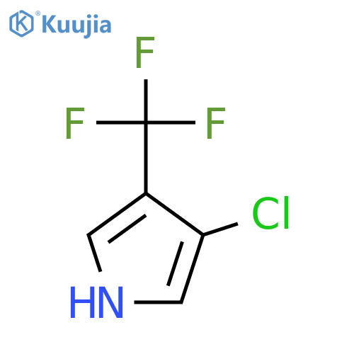1H-PYRROLE, 3-CHLORO-4-(TRIFLUOROMETHYL)- structure