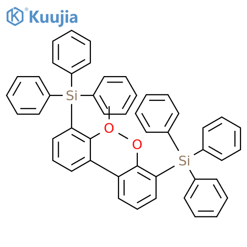 Silane, (2,2'-dimethoxy[1,1'-biphenyl]-3,3'-diyl)bis[triphenyl- structure