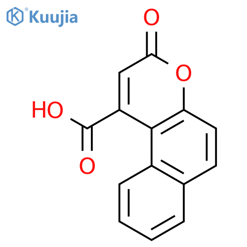 3H-Naphtho[2,1-b]pyran-1-carboxylic acid, 3-oxo- structure