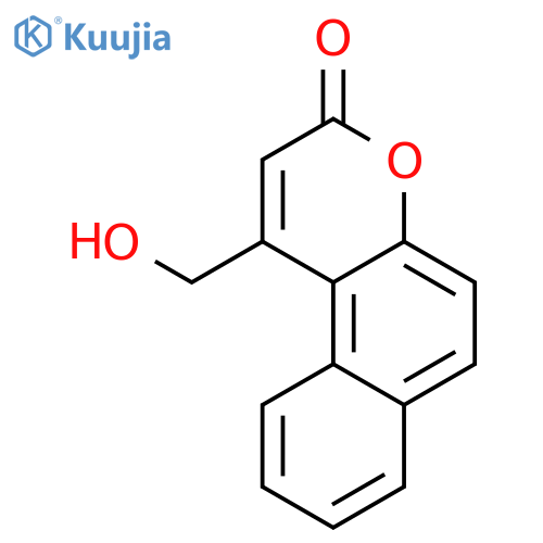 3H-Naphtho[2,1-b]pyran-3-one, 1-(hydroxymethyl)- structure