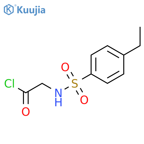 Acetyl chloride, [[(4-ethylphenyl)sulfonyl]amino]- structure