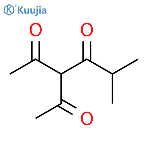 3-acetyl-5-methylhexane-2,4-dione structure