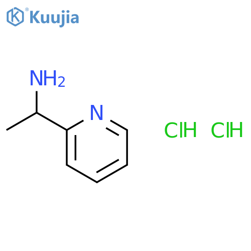 1-(pyridin-2-yl)ethan-1-amine dihydrochloride structure