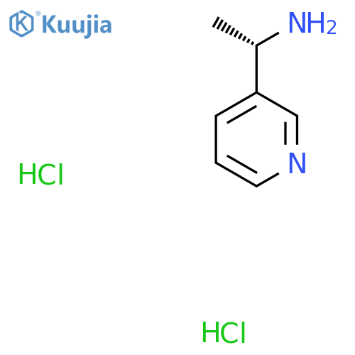 (S)-1-(Pyridin-3-yl)ethanamine dihydrochloride structure