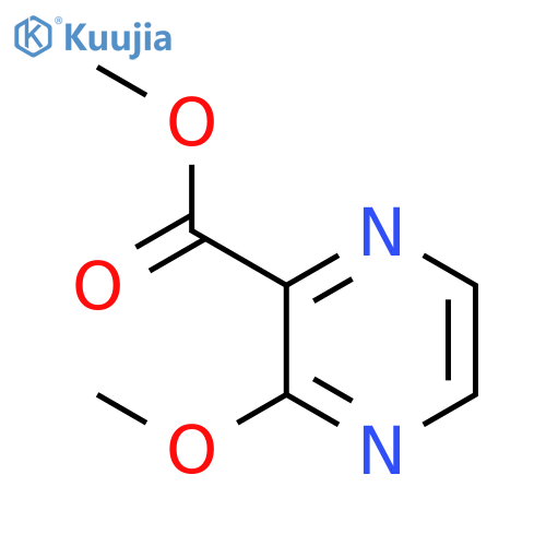 3-methoxy-2-Pyrazinecarboxylic acid methyl ester structure
