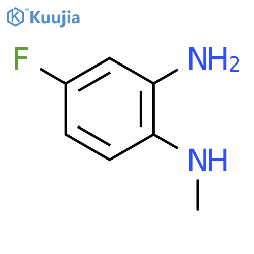 4-Fluoro-N1-methylbenzene-1,2-diamine structure