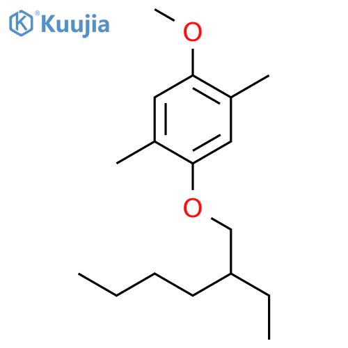 1-[(2-Ethylhexyl)oxy]-4-methoxy-2,5-dimethylbenzene structure