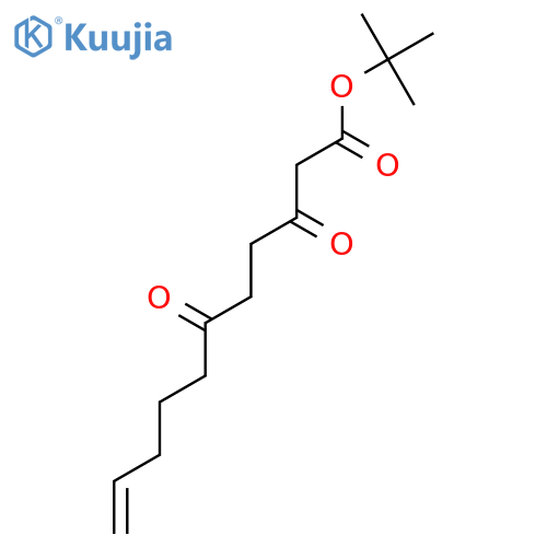 10-UNDECENOIC ACID, 3,6-DIOXO-, 1,1-DIMETHYLETHYL ESTER structure