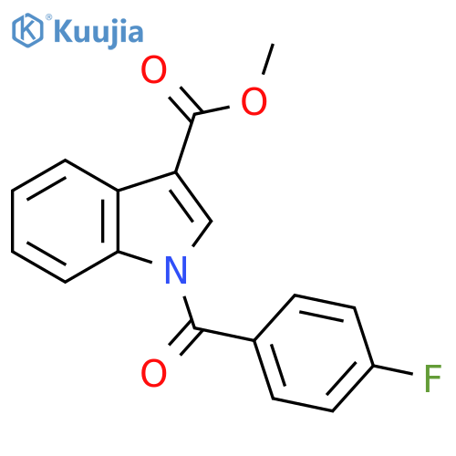 1-(4-Fluoro-benzoyl)-1H-indole-3-carboxylic acid methyl ester structure