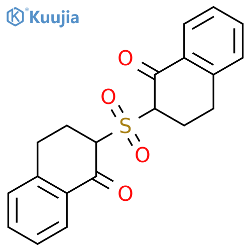 1(2H)-Naphthalenone, 2,2'-sulfonylbis[3,4-dihydro- structure