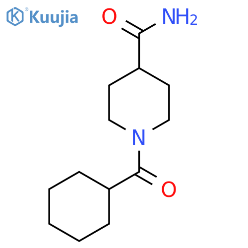 1-cyclohexanecarbonylpiperidine-4-carboxamide structure