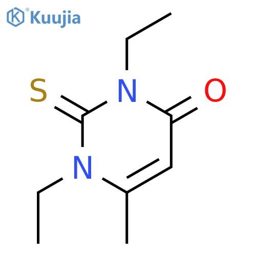 4(1H)-PYRIMIDINONE, 1,3-DIETHYL-2,3-DIHYDRO-6-METHYL-2-THIOXO- structure