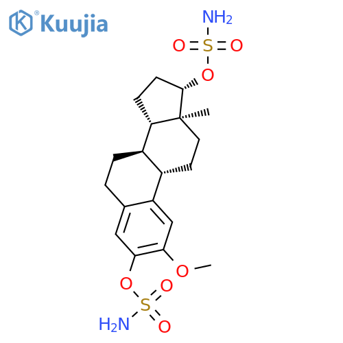 Estra-1,3,5(10)-triene-3,17-diol, 2-methoxy-, disulfamate, (17b)- structure
