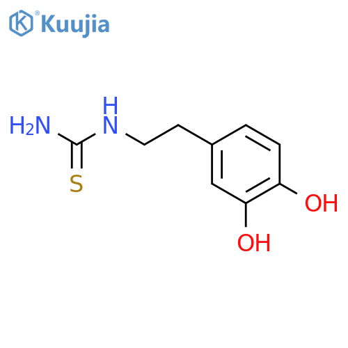 Thiourea,N-[2-(3,4-dihydroxyphenyl)ethyl]- structure