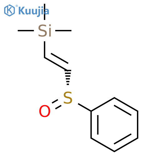 SILANE, TRIMETHYL[(1E)-2-[(R)-PHENYLSULFINYL]ETHENYL]- structure