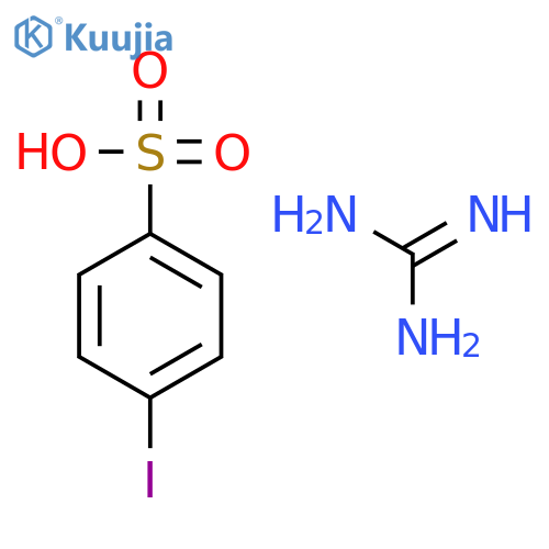 Benzenesulfonic acid, 4-iodo-, compd. with guanidine (1:1) structure