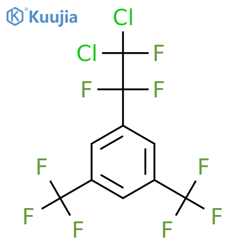 BENZENE, 1-(2,2-DICHLORO-1,1,2-TRIFLUOROETHYL)-3,5-BIS(TRIFLUOROMETHYL)- structure