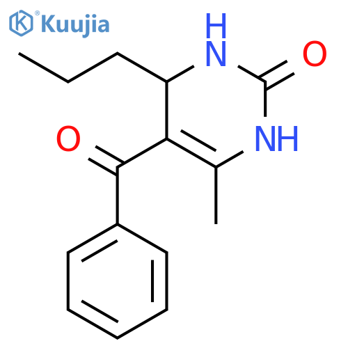 2(1H)-Pyrimidinone,5-benzoyl-3,4-dihydro-6-methyl-4-propyl-(9CI) structure