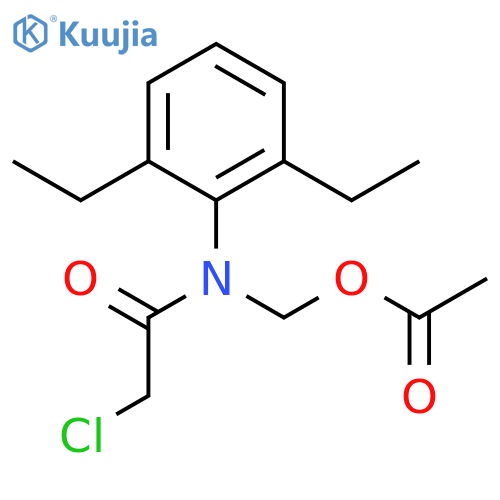 ACETAMIDE, N-[(ACETYLOXY)METHYL]-2-CHLORO-N-(2,6-DIETHYLPHENYL)- structure