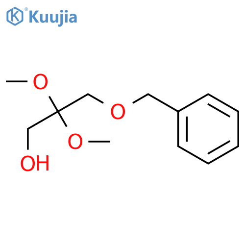 3-BENZYLOXY-2,2-DIMETHOXY-PROPAN-1-OL structure