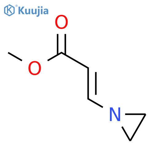 2-Propenoic acid, 3-(1-aziridinyl)-, methyl ester, (E)- structure