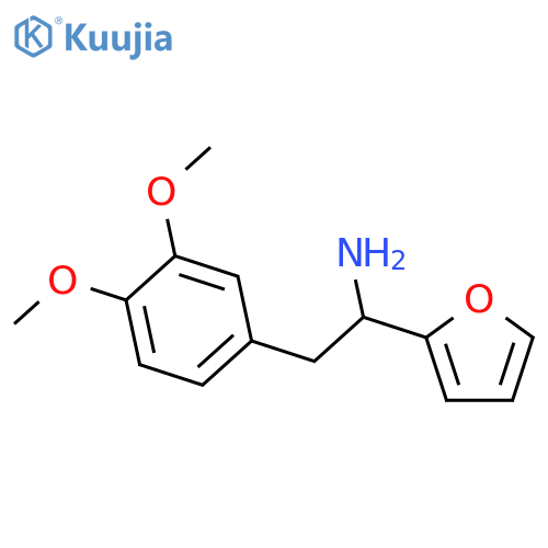 1-(3,4-Dimethoxyphenyl)-N-(furan-2-ylmethyl)methanamine structure
