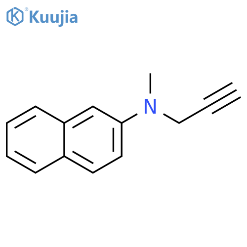2-Naphthalenamine, N-methyl-N-2-propyn-1-yl- structure