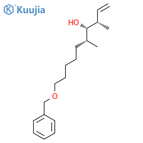 1-DECEN-4-OL, 3,5-DIMETHYL-10-(PHENYLMETHOXY)-, (3S,4S,5R)- structure
