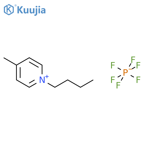 1-Butyl-4-methylpyridinium hexafluorophosphate structure