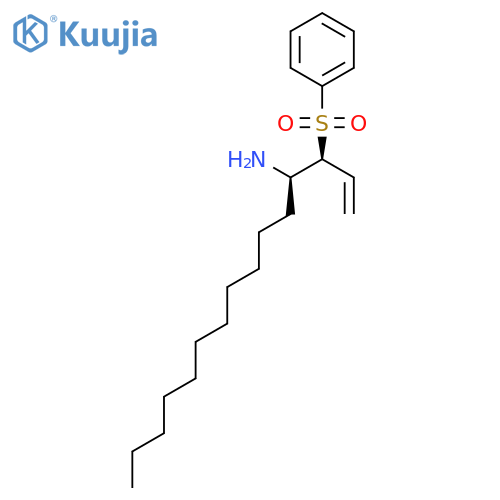 1-Pentadecen-4-amine, 3-(phenylsulfonyl)-, (3S,4R)- structure