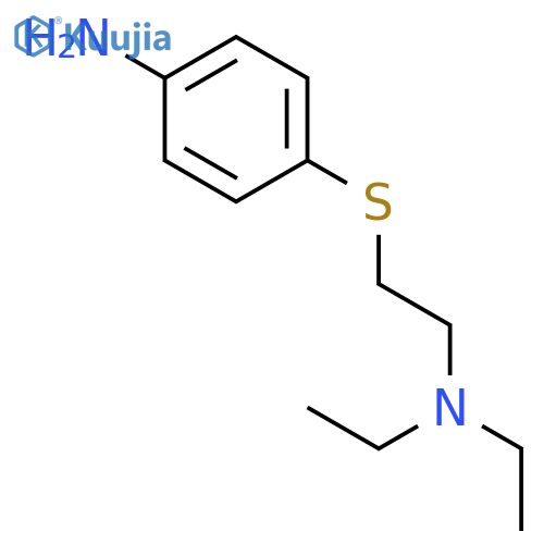 BENZENAMINE, 4-[[2-(DIETHYLAMINO)ETHYL]THIO]- structure