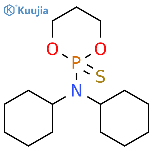 2-(Dicyclohexylamino)-1,3,2lambda~5~-dioxaphosphinane-2-thione structure