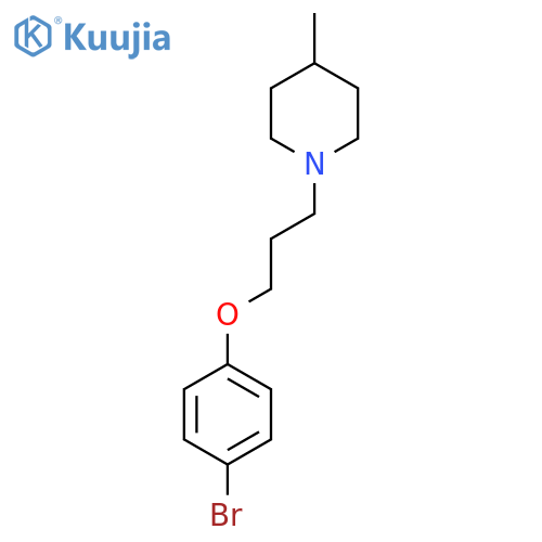1-(3-(4-Bromophenoxy)propyl)-4-methylpiperidine structure