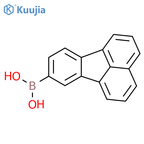 Boronic acid, 8-fluoranthenyl- structure