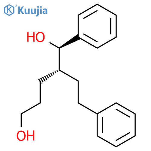 1,5-Pentanediol, 1-phenyl-2-(2-phenylethyl)-, (1R,2R)-rel- structure