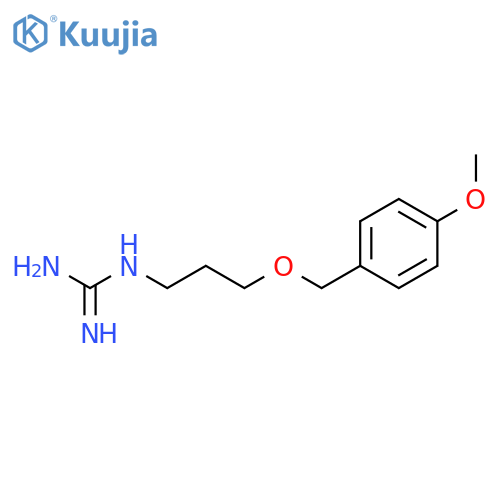 GUANIDINE, [3-[(4-METHOXYPHENYL)METHOXY]PROPYL]- structure