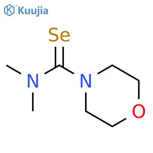 4-MORPHOLINECARBOSELENOAMIDE, N,N-DIMETHYL- structure
