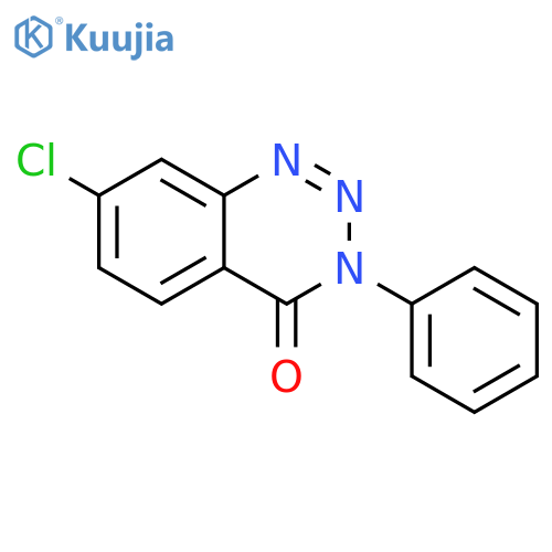 1,2,3-BENZOTRIAZIN-4(3H)-ONE, 7-CHLORO-3-PHENYL- structure