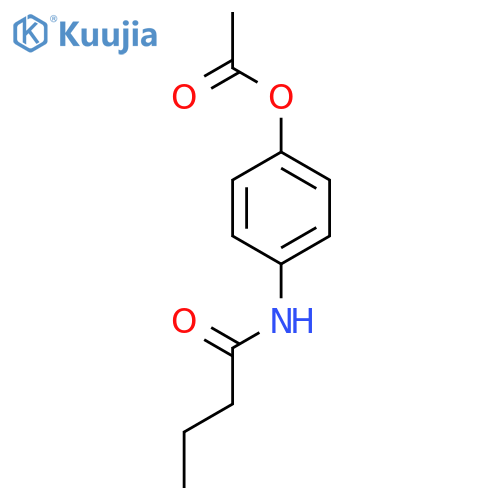 4-Butyramidophenyl acetate structure