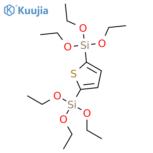 2,5-Bis(triethoxysilyl)thiophene structure