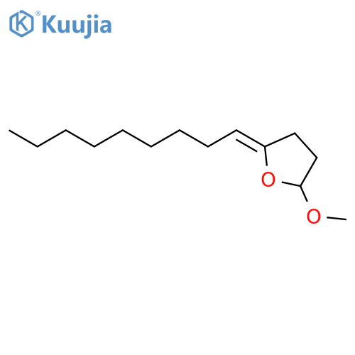 FURAN, TETRAHYDRO-2-METHOXY-5-NONYLIDENE- structure