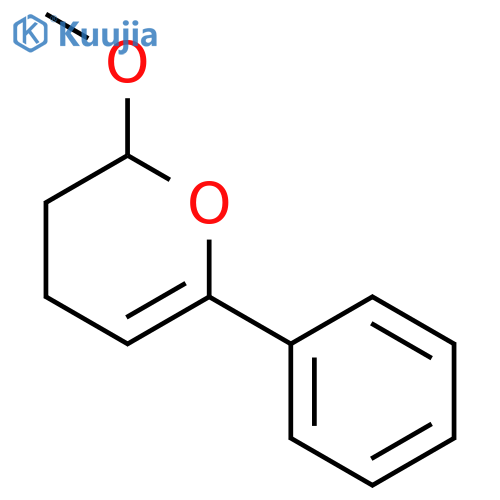 2H-Pyran, 3,4-dihydro-2-methoxy-6-phenyl- structure