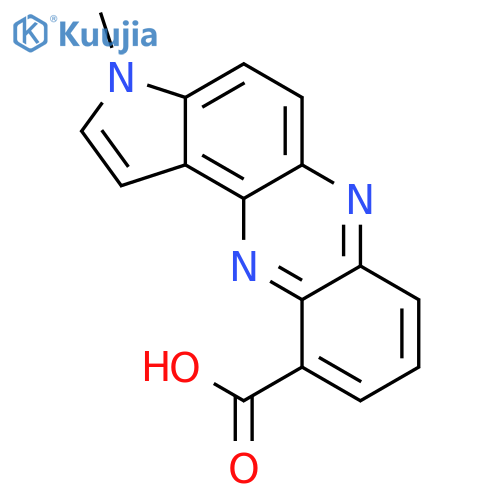 3H-PYRROLO[3,2-A]PHENAZINE-10-CARBOXYLIC ACID, 3-METHYL- structure