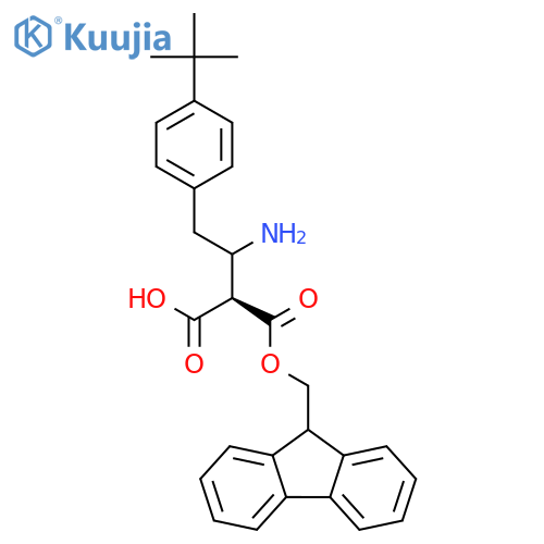 Fmoc-(R)-3-Amino-4-(4-tertbutylphenyl)butyric Acid structure