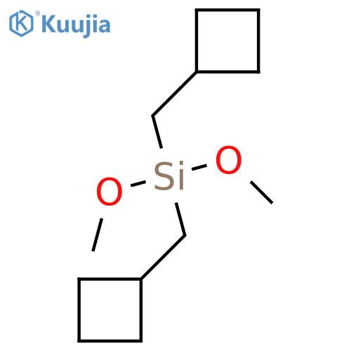 Silane, bis(cyclobutylmethyl)dimethoxy- structure