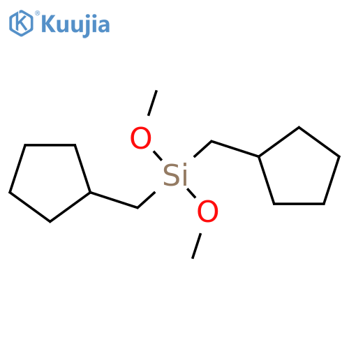 SILANE, BIS(CYCLOPENTYLMETHYL)DIMETHOXY- structure